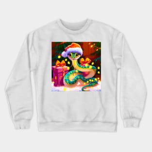 Cute Snake Drawing Crewneck Sweatshirt